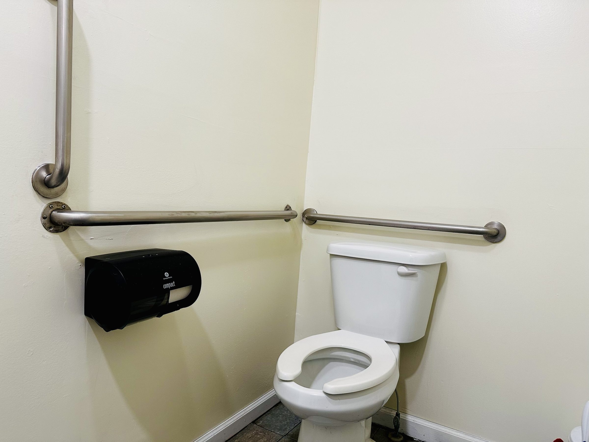 Clean, accessible restroom
